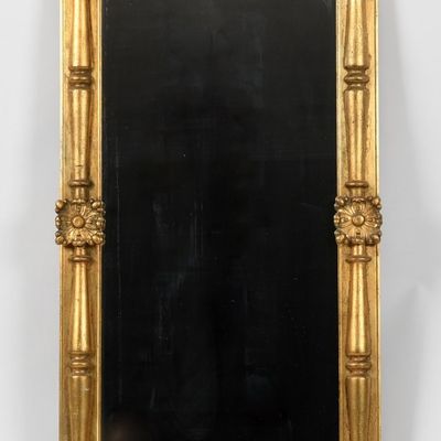 Sale Photo Thumbnail #136: An Early 20th Century Gilt Wood Mirror