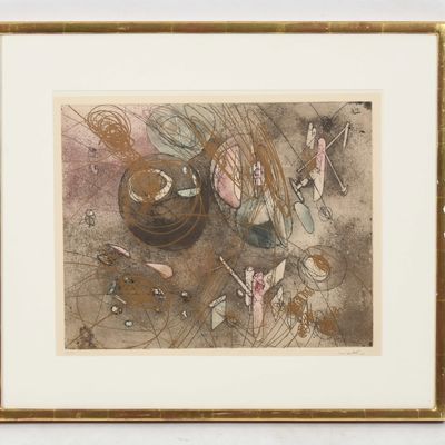 Sale Photo Thumbnail #301: Roberto Matta (Chilean, 1911 - 2002),"The Stars Below"