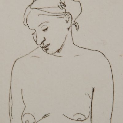 Giovanni Aiello (Italian/American, 20th century), Nude Female Study