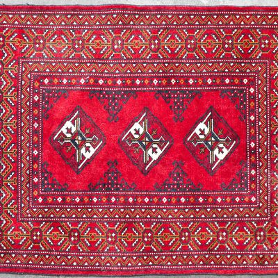 AFGHAN TURKMEN WOOL RUG
