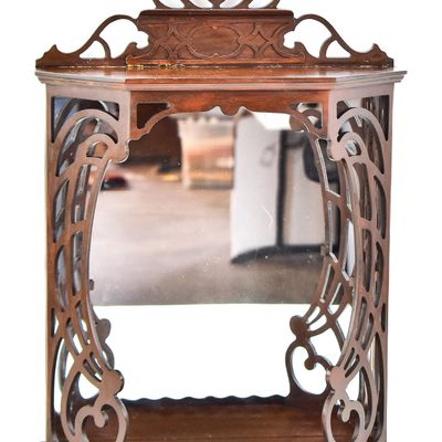 BUTLER SPECIALTY COMPANY WALL MIRROR-BACK DISPLAY SHELF