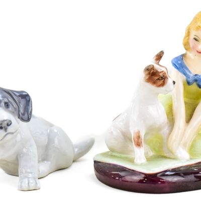 ROYAL DOULTON & ROYAL COPENHAGEN FIGURINE PAIRING