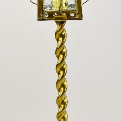 EDWARDIAN STYLE LANTERN POST TABLE LAMP