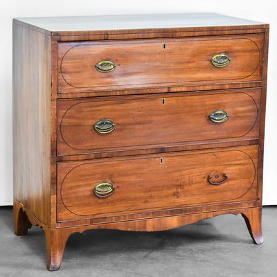 GEORGE lll STYLE THREE-DRAWER CHEST