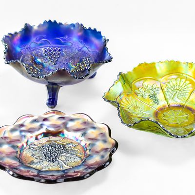 CARNIVAL GLASS: FENTON, IMPERIAL, DUGAN