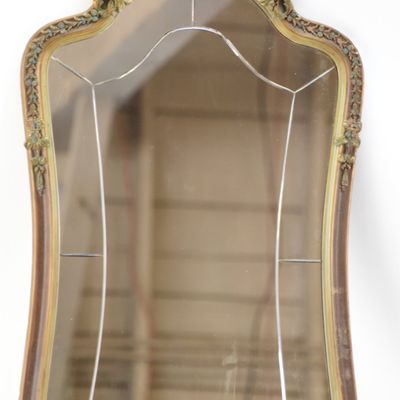 FRENCH LOUIS XV REVIVAL STYLE GILTWOOD MIRROR