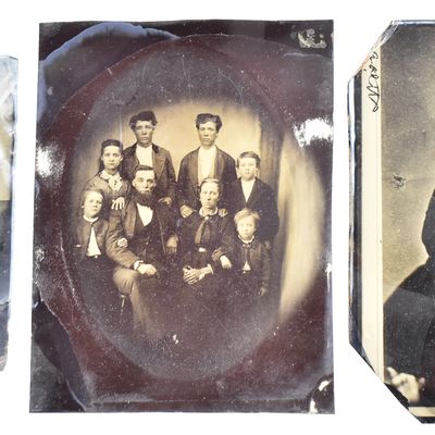 FAMILY TINTYPE TRIO