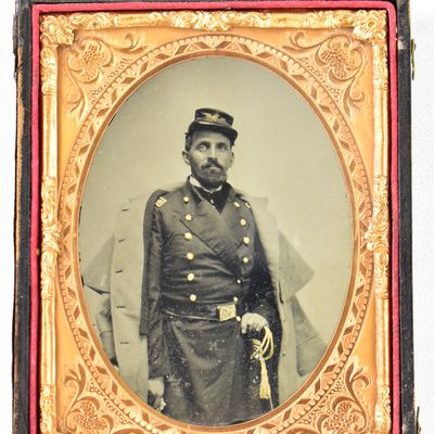 UNION ARMY OFFICER AMBROTYPE