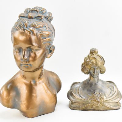 AFTER J.A. HOUDON AND J. CAUSSE BUSTS OF WOMAN