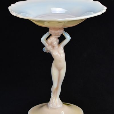 CAMBRIDGE CROWN TUSCAN "STATUESQUE" NUDE COMPOTE