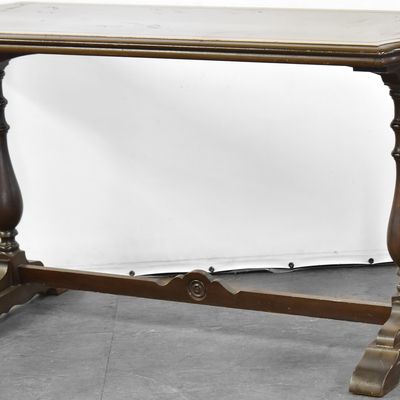 TUDOR REVIVAL TRESTLE TABLE