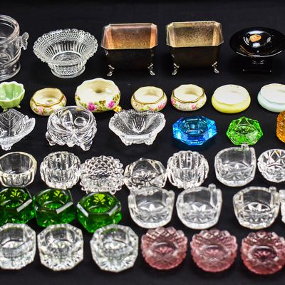 ASSORTMENT OF 53 SALT CELLARS