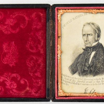 1844 HENRY CLAY PRESIDENTIAL CAMPAIGN SILK RIBBON