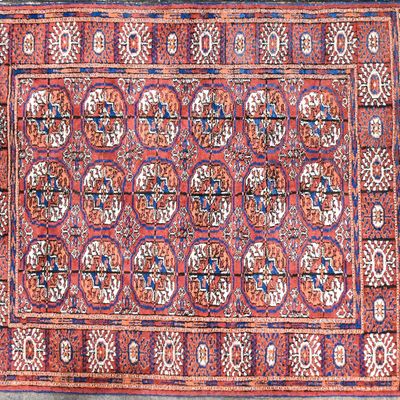 PERSIAN TEKKE TURKMEN WOOL AREA RUG