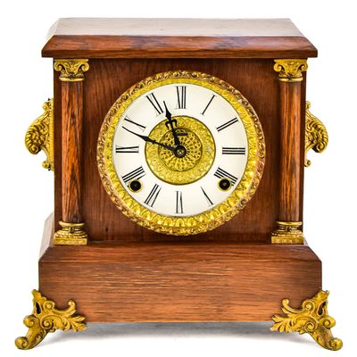 INGRAHAM CLOCK COMPANY NEOCLASSICAL MANTLE CLOCK