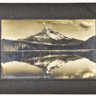 BENJAMIN A. GIFFORD "MT. HOOD FROM LOST LAKE" PHOTOGRAPH