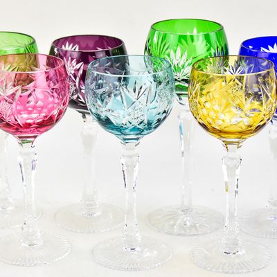 BOHEMIAN CUT-TO-CLEAR CRYSTAL DRINKWARE