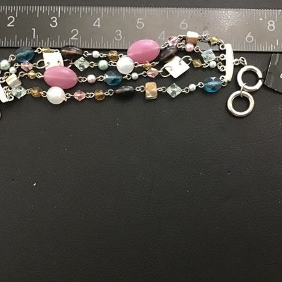 Cookie Lee 3 Strand Bracelet with Tags