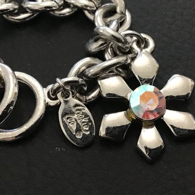 Crystal. Flower TOOGLE Bracelet Cookie Lee New