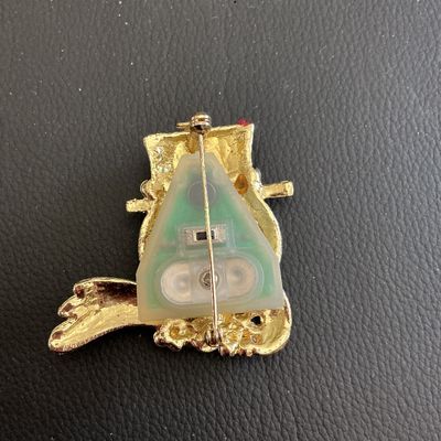 Vintage Christmas fashion Brooch with flashing lights working
