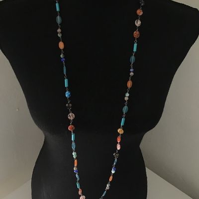 Glass Fashion Necklace by Cookie lee