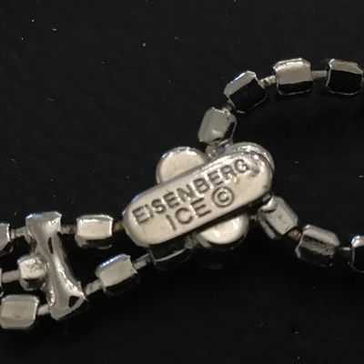 Eisenberg Ice Rhinestone Signed Vintage Necklace