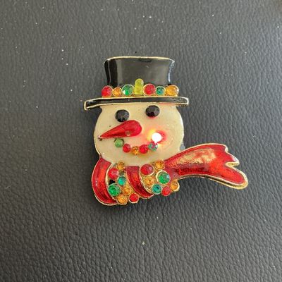 Vintage Christmas fashion Brooch with flashing lights working