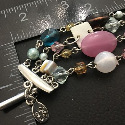 Cookie Lee 3 Strand Bracelet with Tags