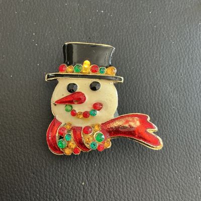 Vintage Christmas fashion Brooch with flashing lights working