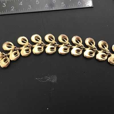 Vintage Enamel Link Bracelet