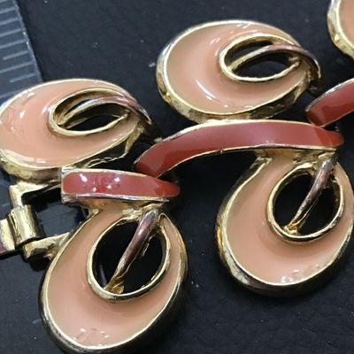 Vintage Enamel Link Bracelet