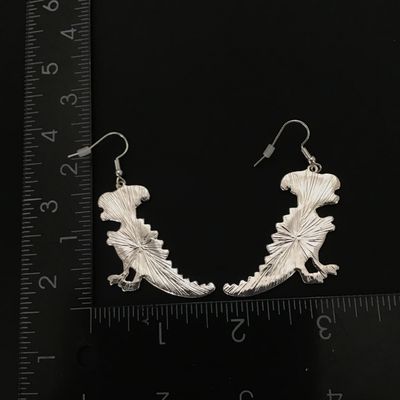 Cute enamel dinosaur earrings