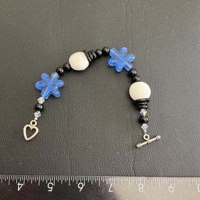 Very nice Christmas fashion glass Beaded bracelet
