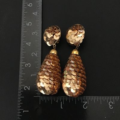 Vintage Large Statement clip on earrings