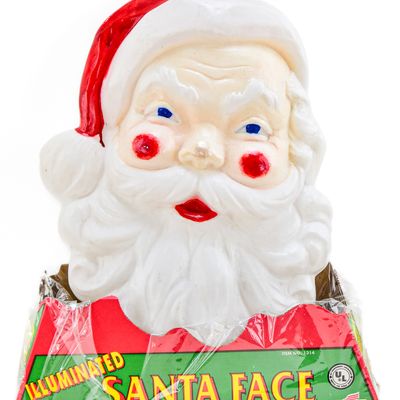Sale Photo Thumbnail #160: EMPIRE PLASTIC CORPORATION ILLUMINATED GIANT SANTA FACE BLOW MOLD