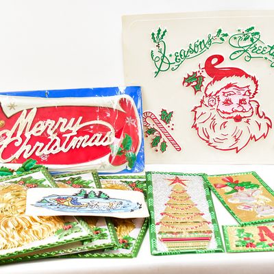 Sale Photo Thumbnail #169: VACUFORMED CHRISTMAS SIGN COLLECTION