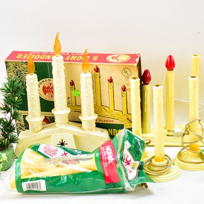 Sale Photo Thumbnail #178: CHRISTMAS CANDOLIERS & CANDELABRA ASSORTMENT