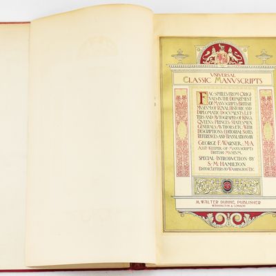 Sale Photo Thumbnail #63: UNIVERSAL CLASSIC MANUSCRIPT; ABRIDGED EDITION