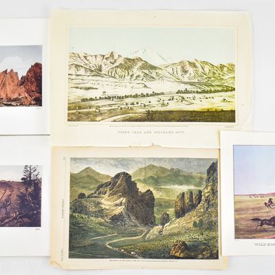Sale Photo Thumbnail #59: ROCKY MOUNTAINS THEMED MIXED MEDIA ARTWORK ASSORTMENT