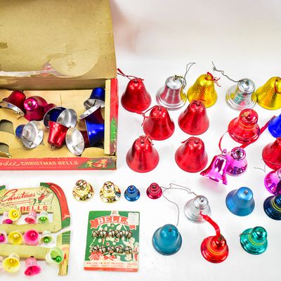 Sale Photo Thumbnail #118: ASSORTMENT OF CHRISTMAS BELL DECORATIONS: MELODEE