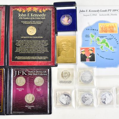 Sale Photo Thumbnail #45: JOHN F. KENNEDY COLLECTIBLE COINS