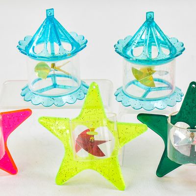 Sale Photo Thumbnail #136: CHRISTMAS BIRDCAGE AND ATOMIC STAR SPINNER ORNAMENTS COLLECTION