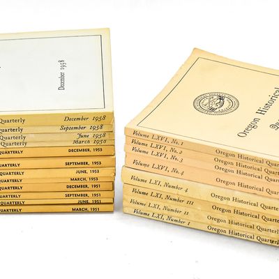 Sale Photo Thumbnail #69: OREGON HISTORICAL QUARTERLY PUBLICATIONS