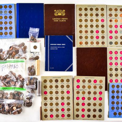Sale Photo Thumbnail #50: U.S. ONE CENT COLLECTION: WHEAT PENNIES & LINCOLN MEMORIAL