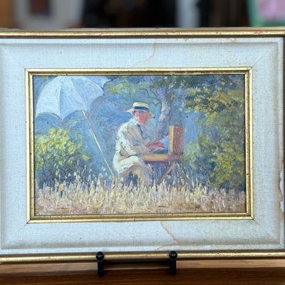 Sale Photo Thumbnail #28: FREDERICK KRESS, OIL ON BOARD