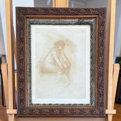Sale Photo Thumbnail #20: PIERRE-AUGUSTE RENOIR, "FEMME ASSISE"