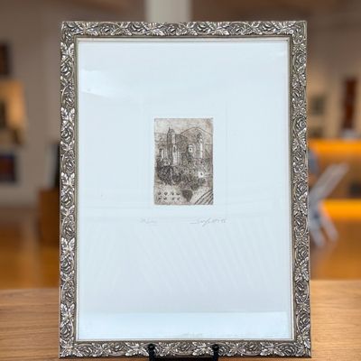 Sale Photo Thumbnail #57: INTAGLIO ETCHING ON PAPER