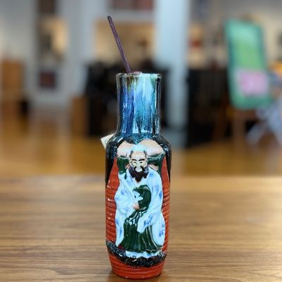 Sale Photo Thumbnail #7: JAPANESE CERAMIC VASE