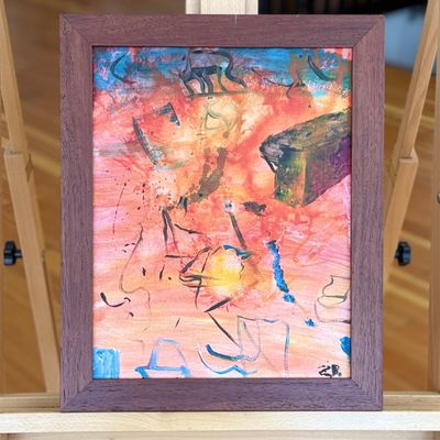 Sale Photo Thumbnail #52: ZACK BUTLER, ABSTRACT ON CANVAS, #3