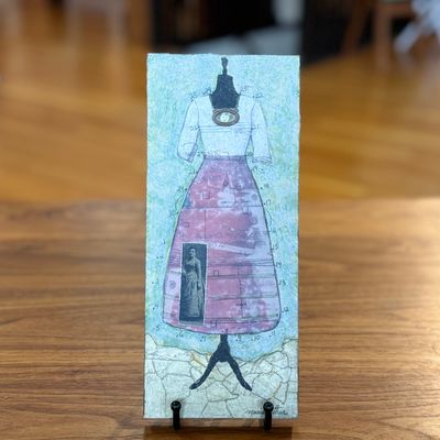 Sale Photo Thumbnail #27: MARIA-ESTHER SUND, "DRESS WITH NUMBERS"